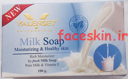 خرید صابون جدید نرم کننده پوست صورت شیر والنسی